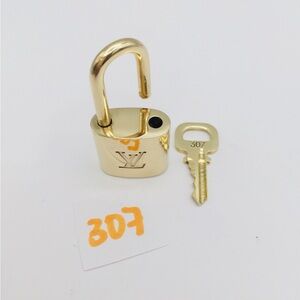 Authentic Louis Vuitton lock and key 307
